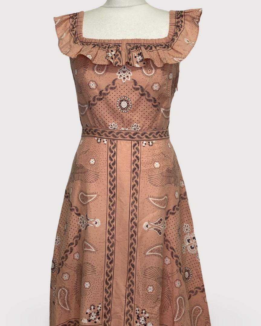 Sandro Dress Nude 10