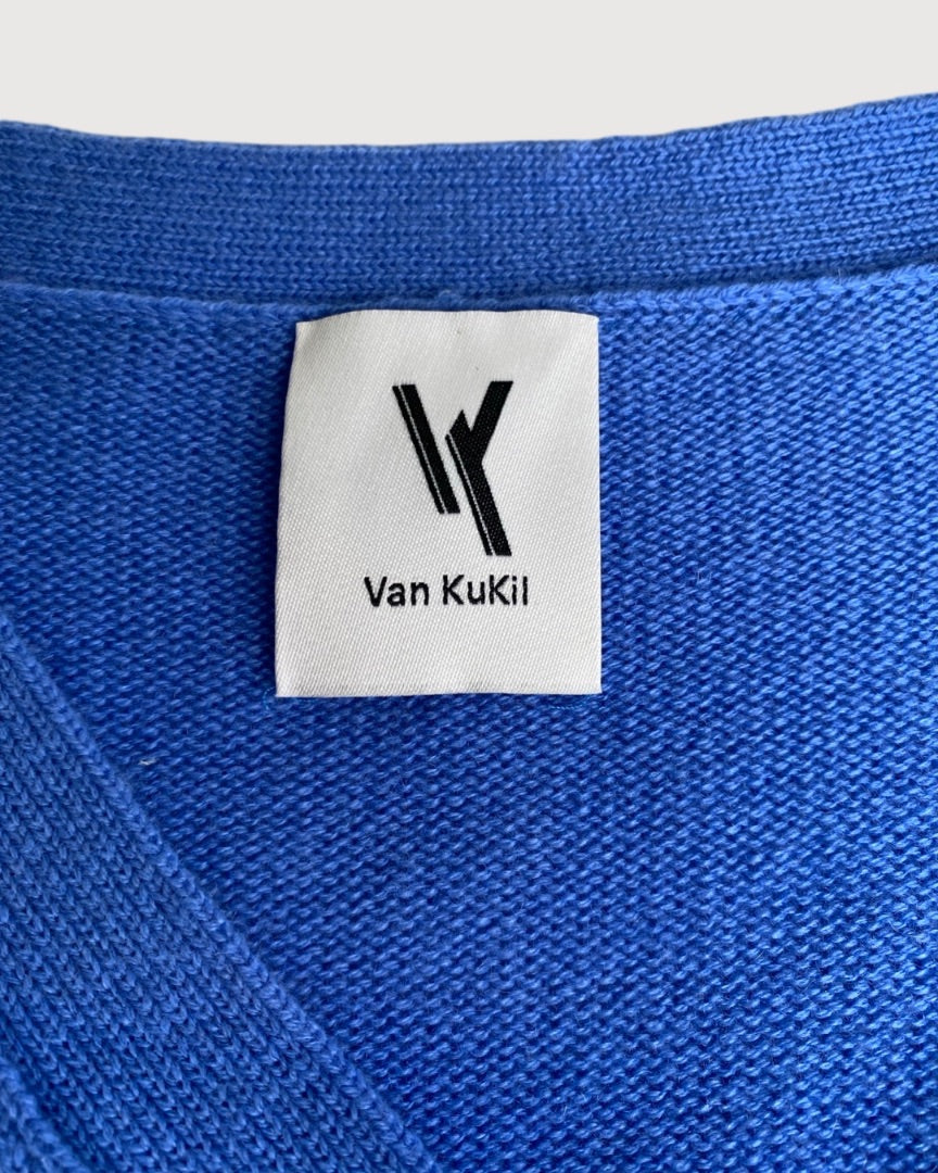 Blue Van Kukil Cardigan, Small