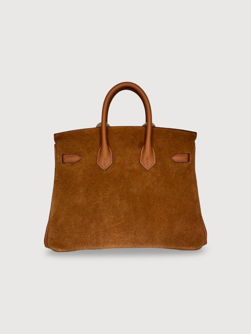 Chamois/Gold/Grizzly Swift Hermes Birkin, 25