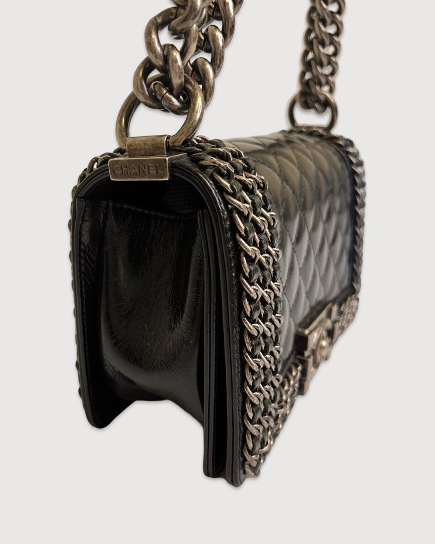 Black Chanel Boy Bag Small