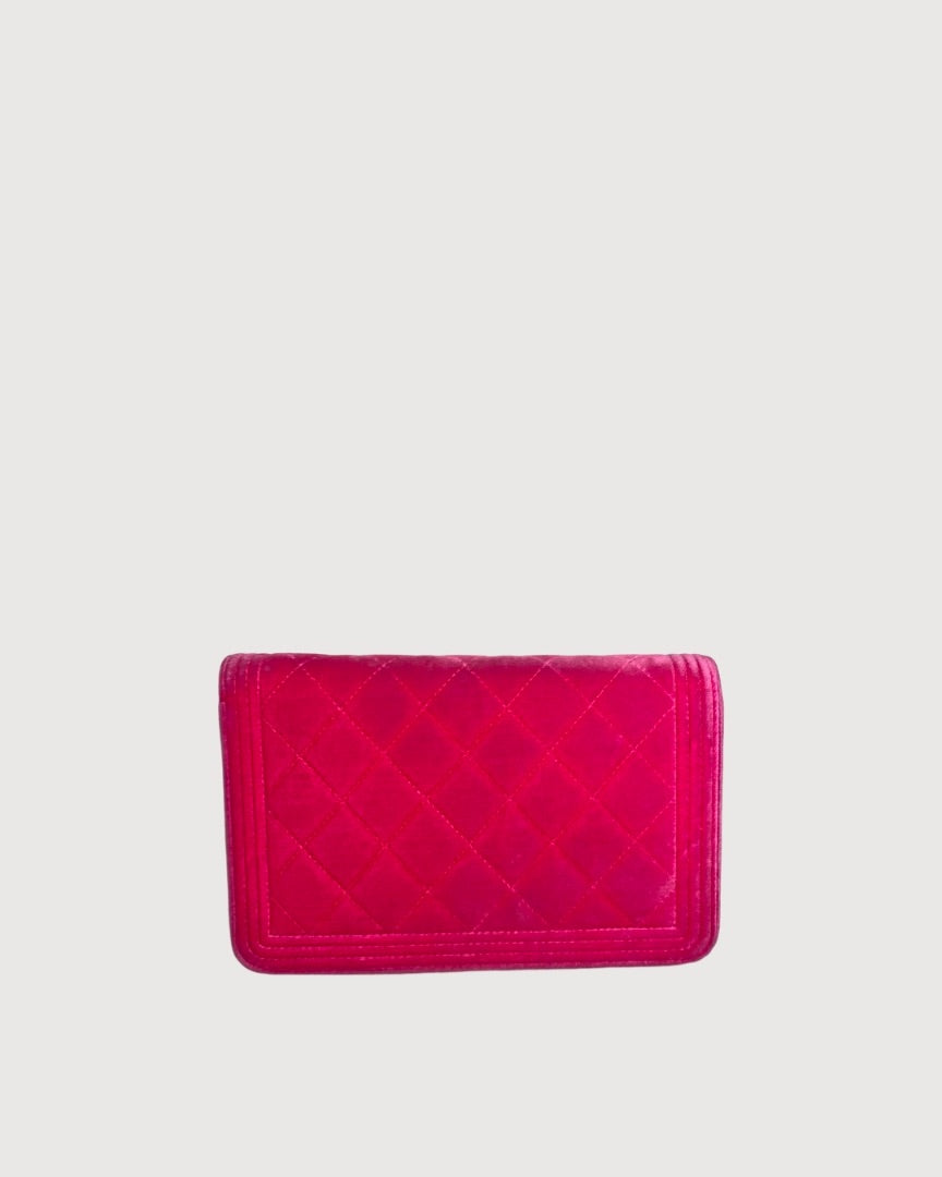 Pink Chanel Wallet on Chain