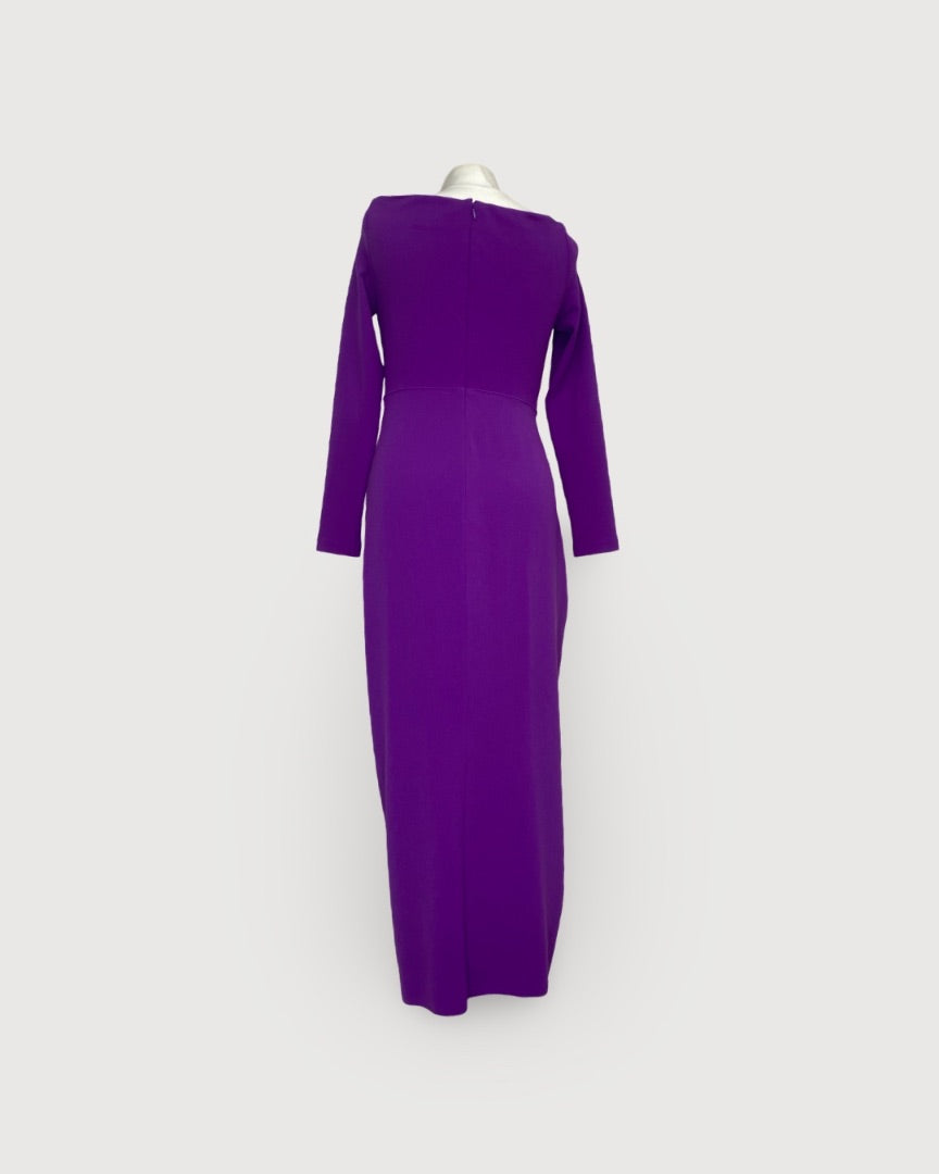 Solace London One Shoulder Dress Purple 12