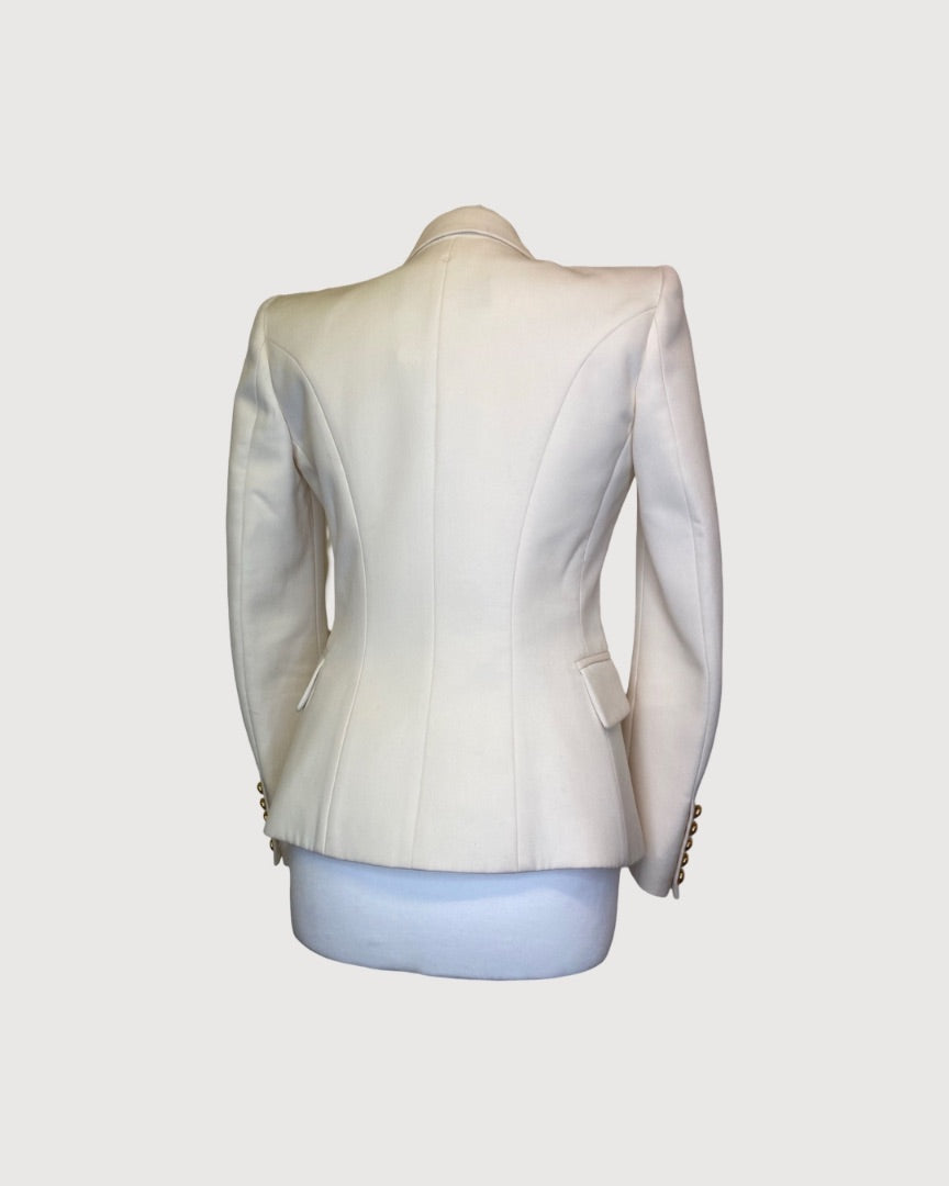 Cream Balmain Blazer, UK 10