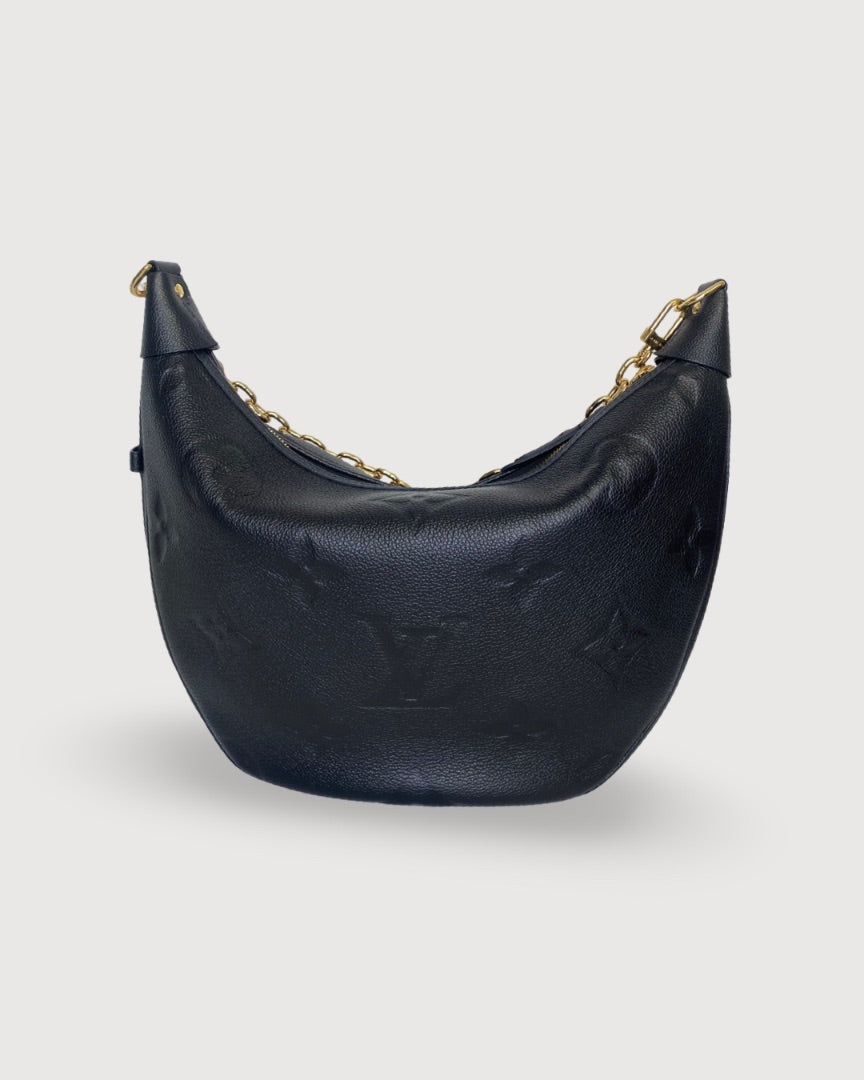 Black Louis Vuitton Loop Hobo, OS