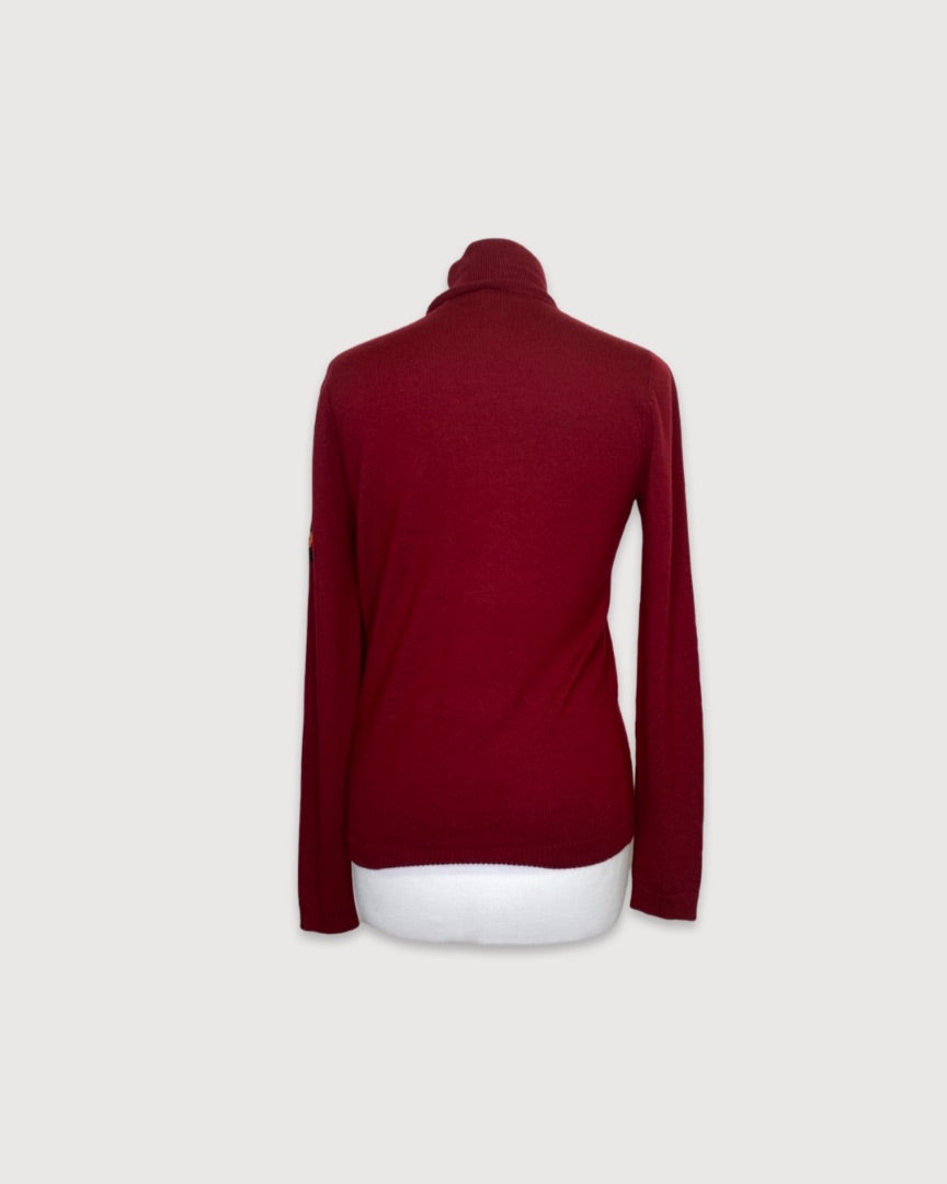 Burgundy Bella Freud Jumper, Medium