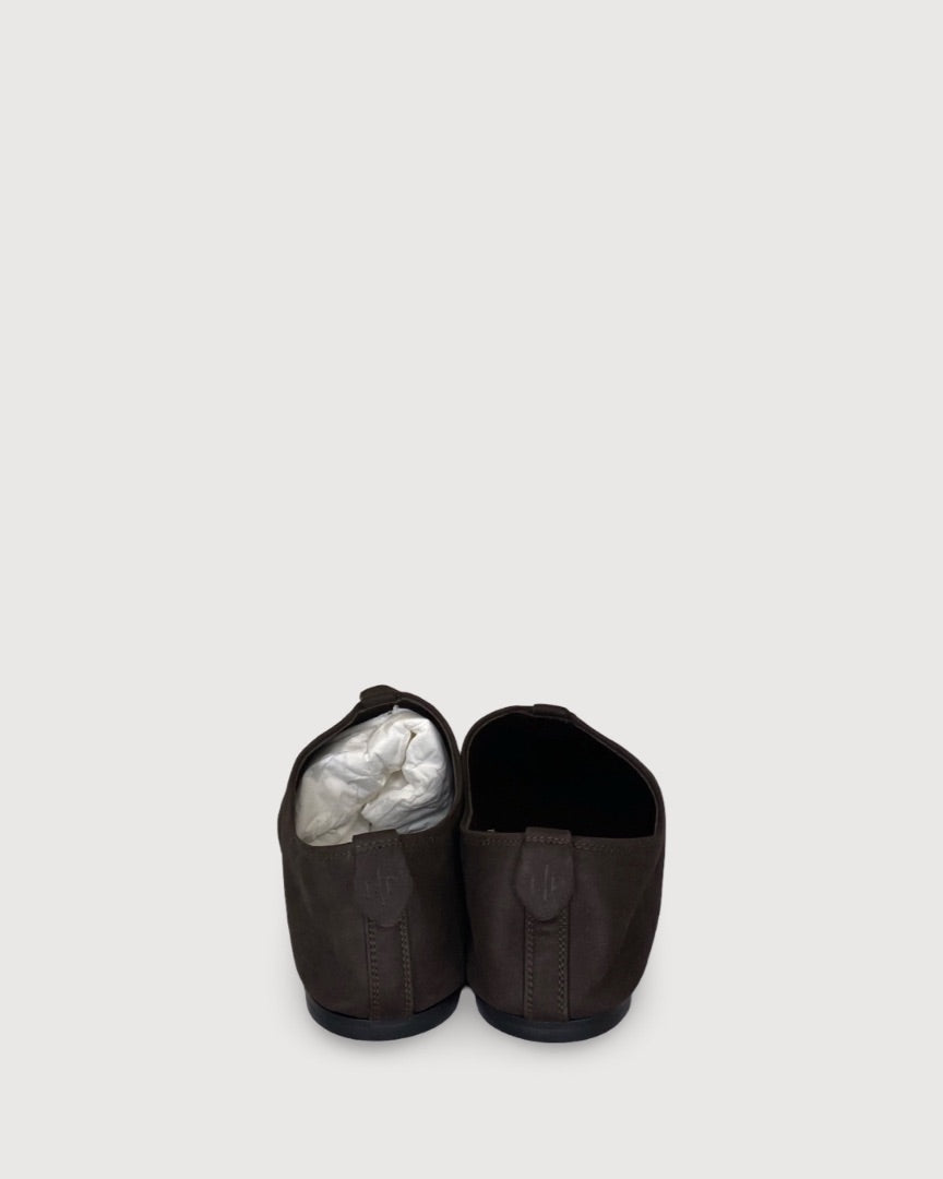 Loro Piana Floaty Nobuck Loafers Brown 36.5