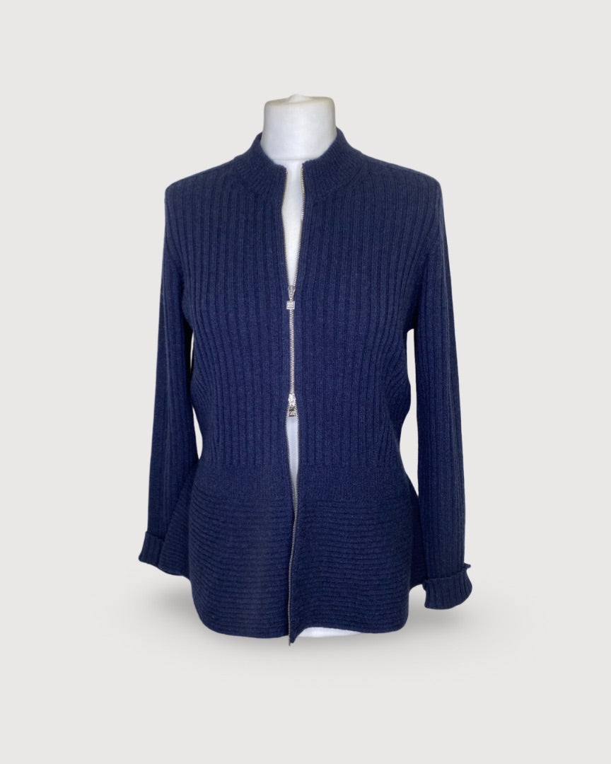 Navy d. exterior Cardigan, L