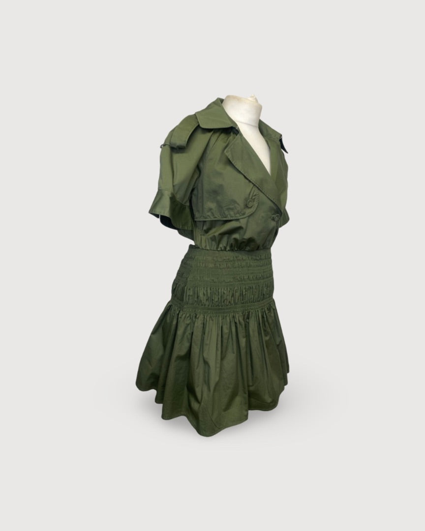 Self Portrait Dress Khaki 10