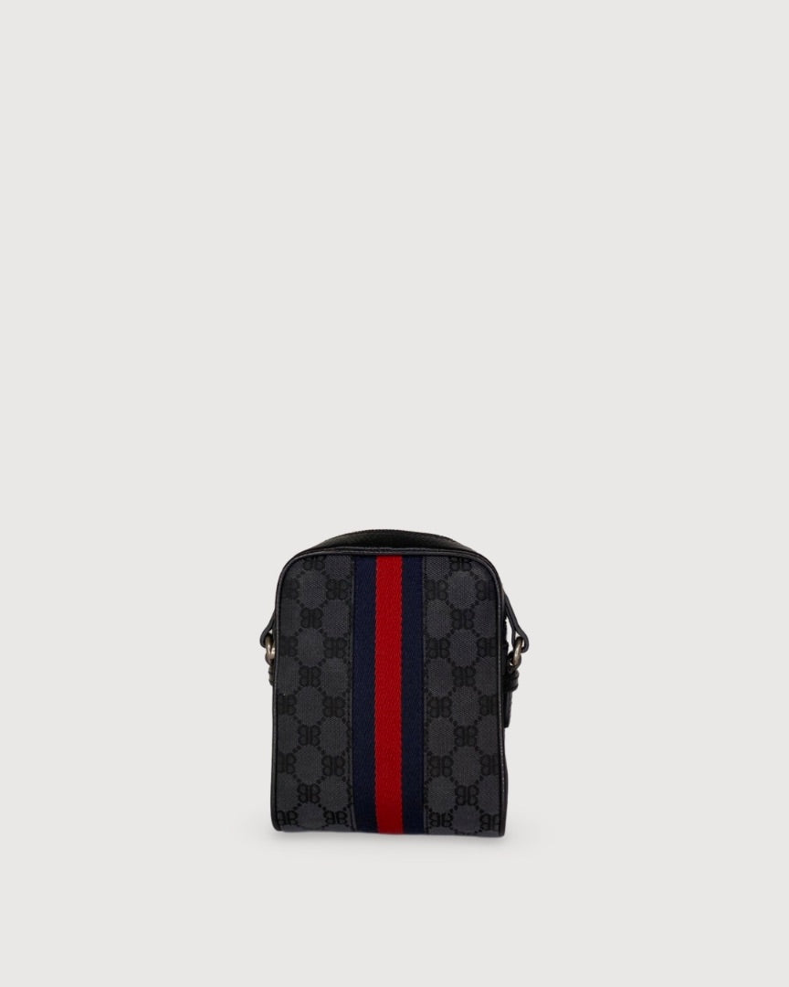 Balenciaga X Gucci Hacker Crossbody Grey