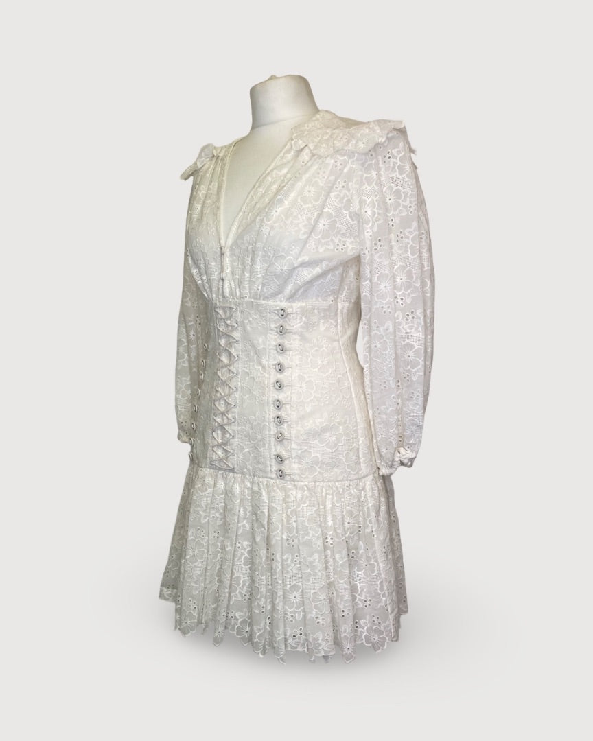 White Zimmermann Dress, 8