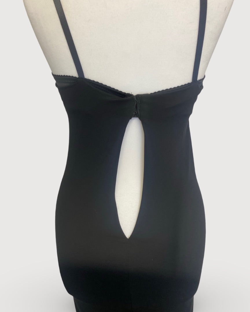 Dolce & Gabbana Bustier Slip Dress Black S