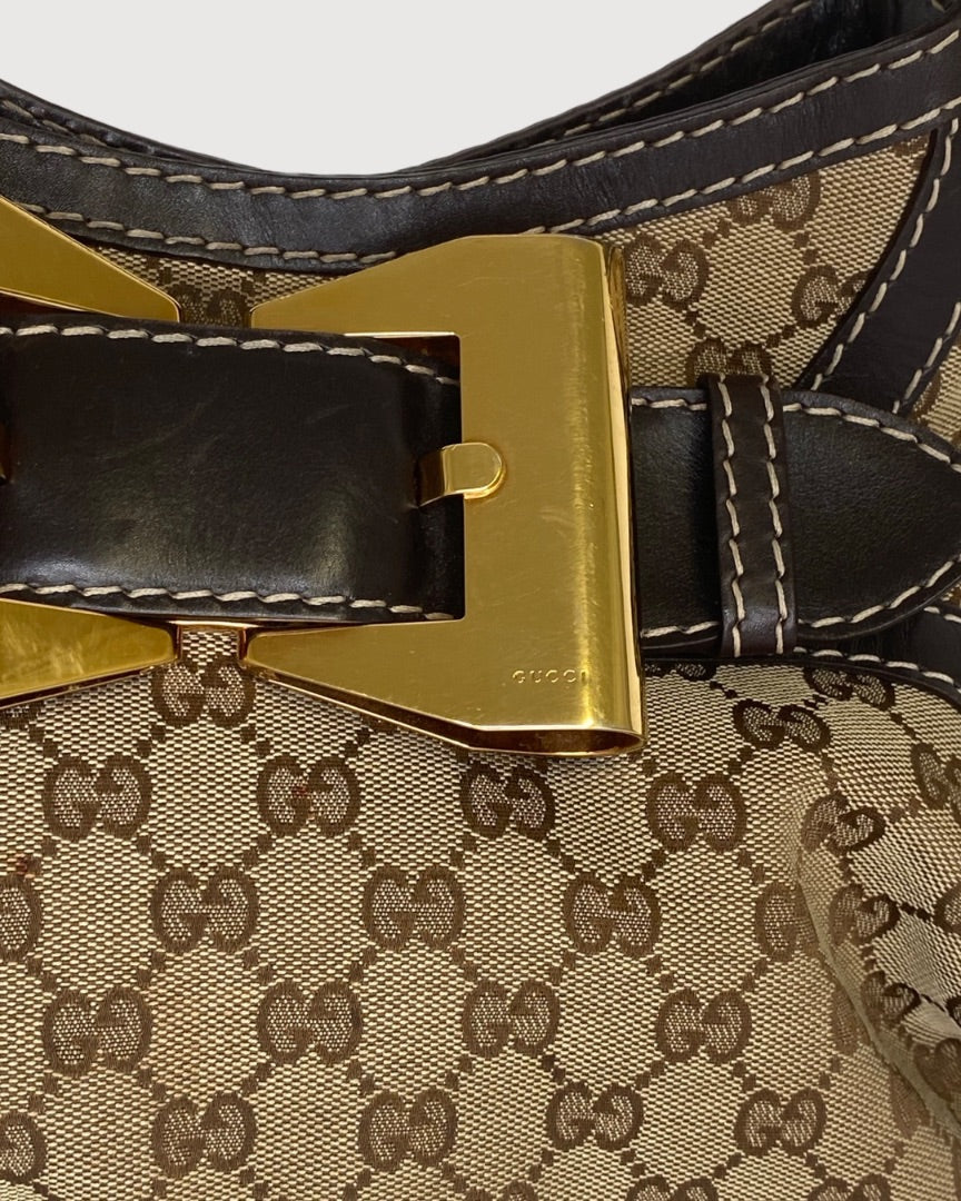 Brown Gucci Queen hobo bag