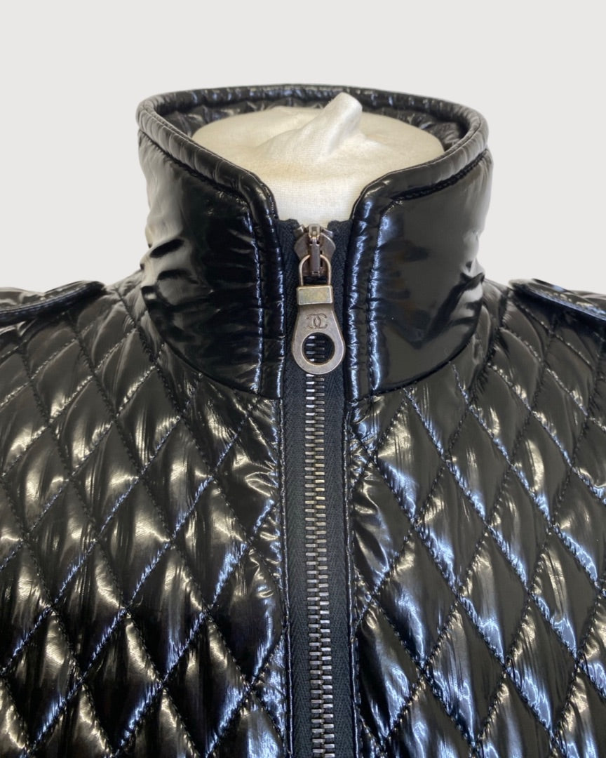 Black Chanel Coat, 36
