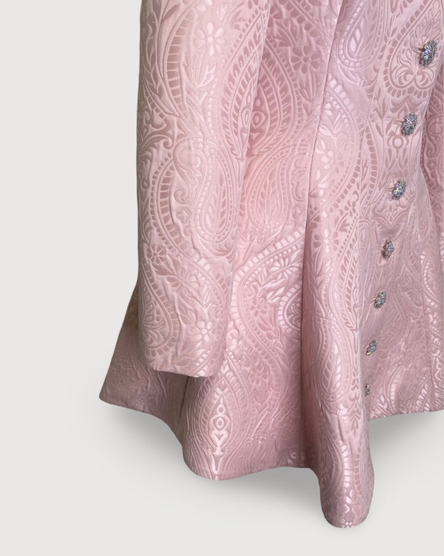 Love Shack Fancy L/S Dress Pink 10