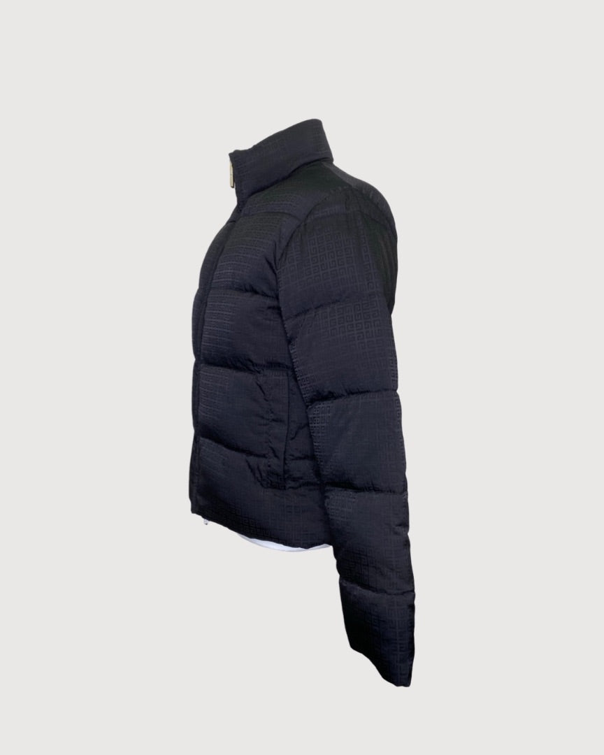 Black Givenchy Monogram Puffer Jacket, 48