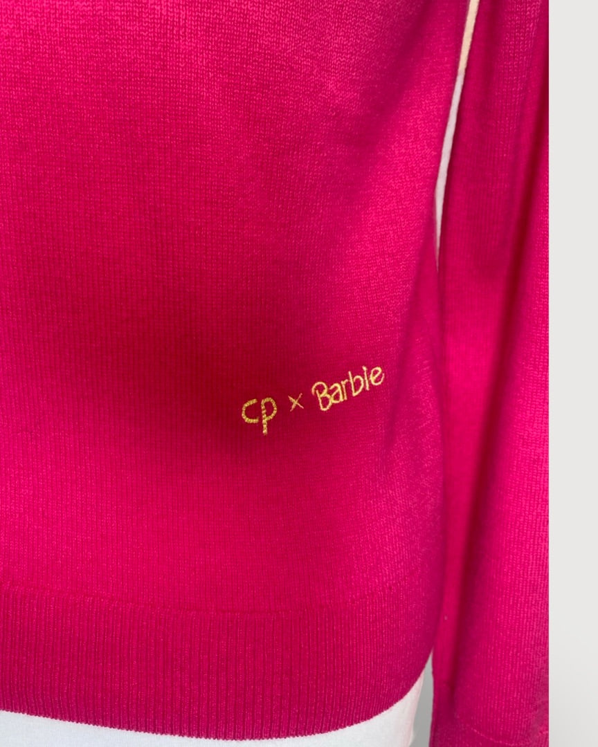 Pink/ Yellow Chinti & Parker Barbie Barbie Jumper, XS