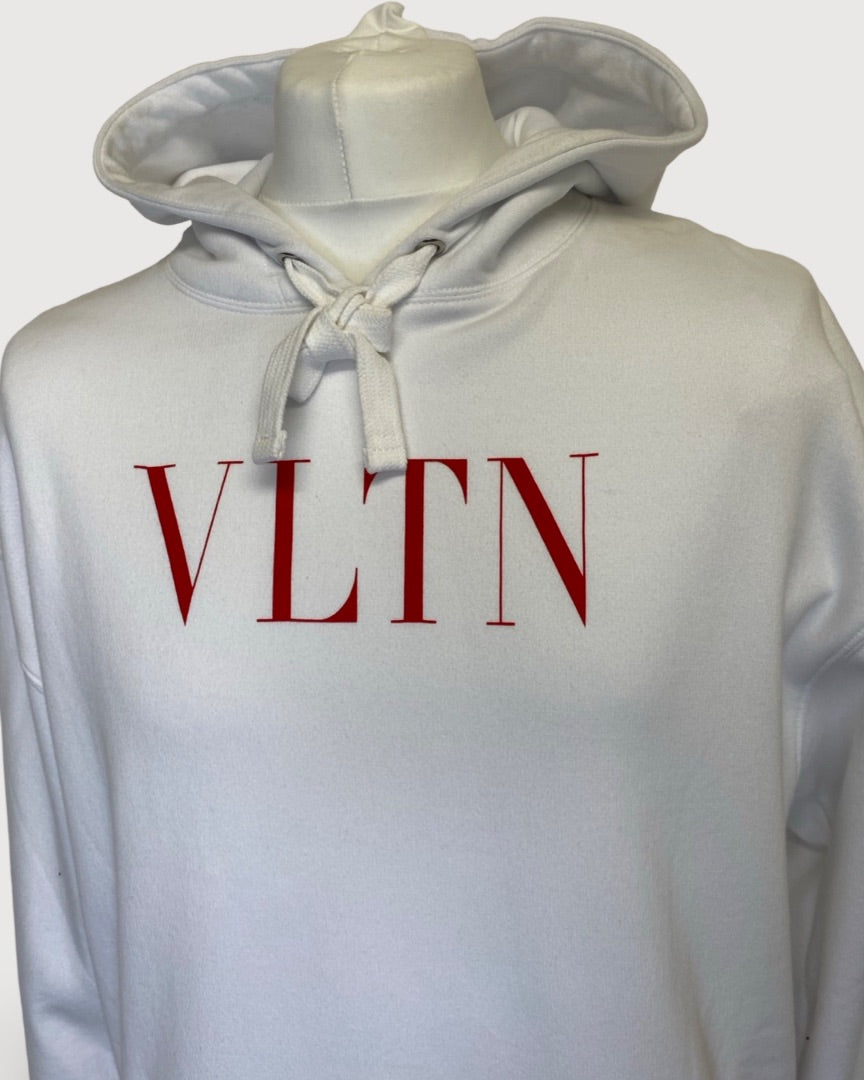 Red / White Valentino Hoodie, L