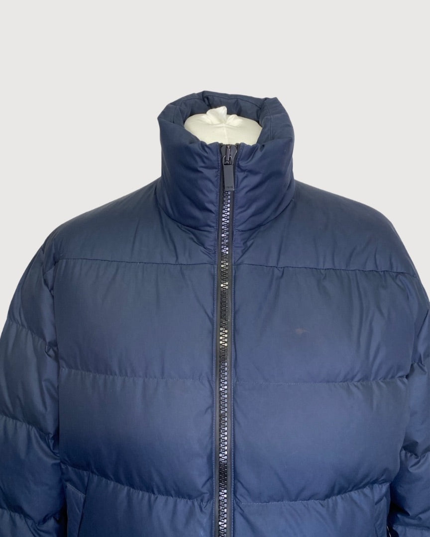 Navy Dior Puffer Jacket, 50