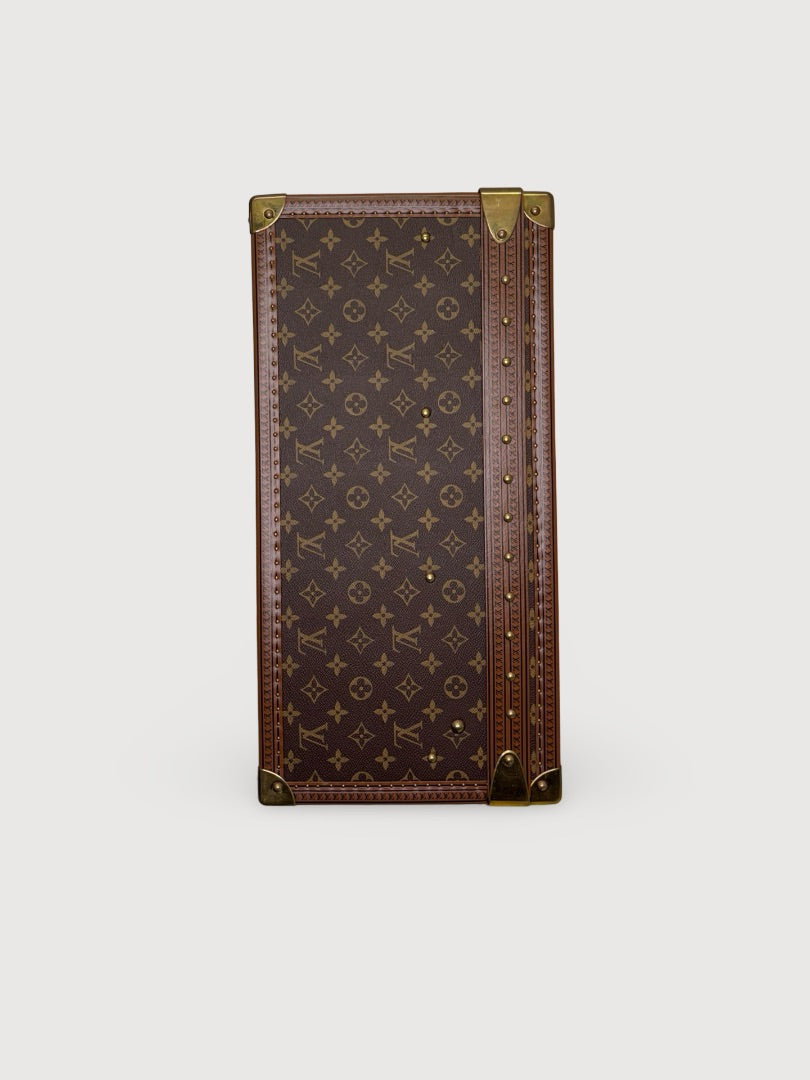 Brown Louis Vuitton Alzer 80 Suitcase, Large 80