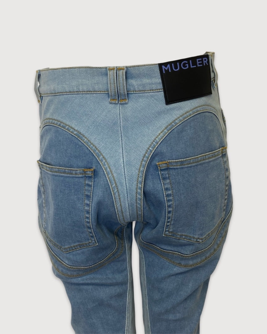 Blue Mugler Jeans, 10