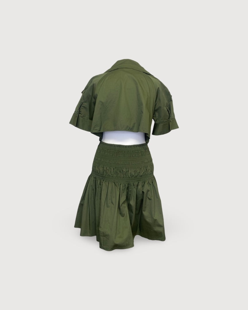 Self Portrait Dress Khaki 10