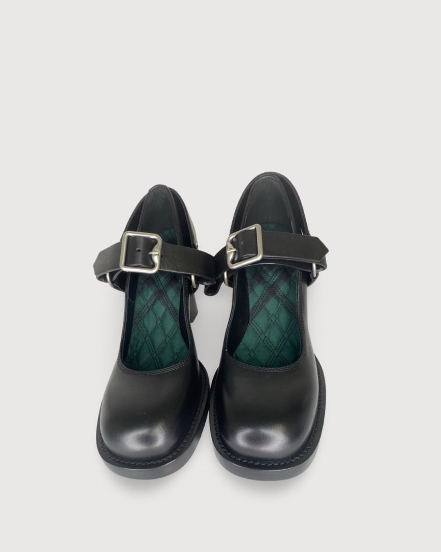 Burberry Mary Jane Heels Black 6