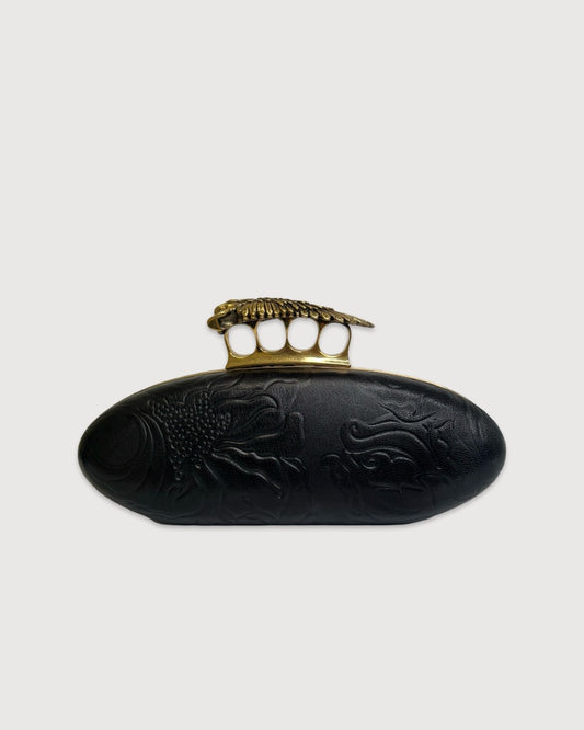 Black Alexander McQueen Clutch