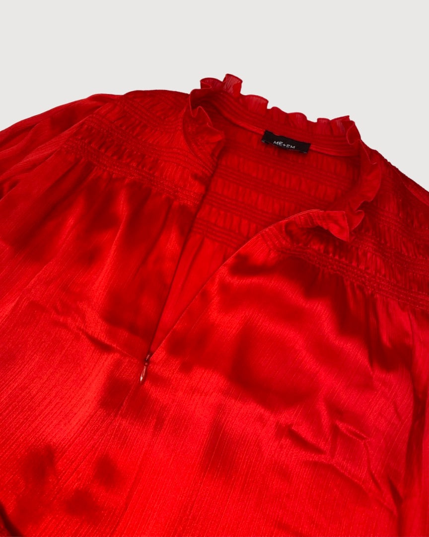 ME+EM L/S Blouse Red 6