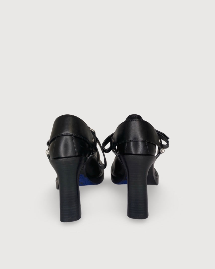 Burberry Mary Jane Heels Black 6