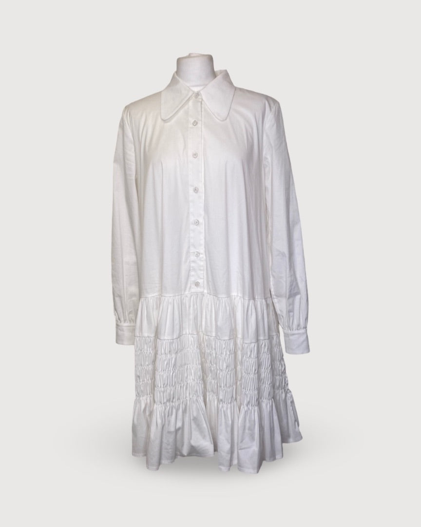 White Molly Goddard Dress, 10