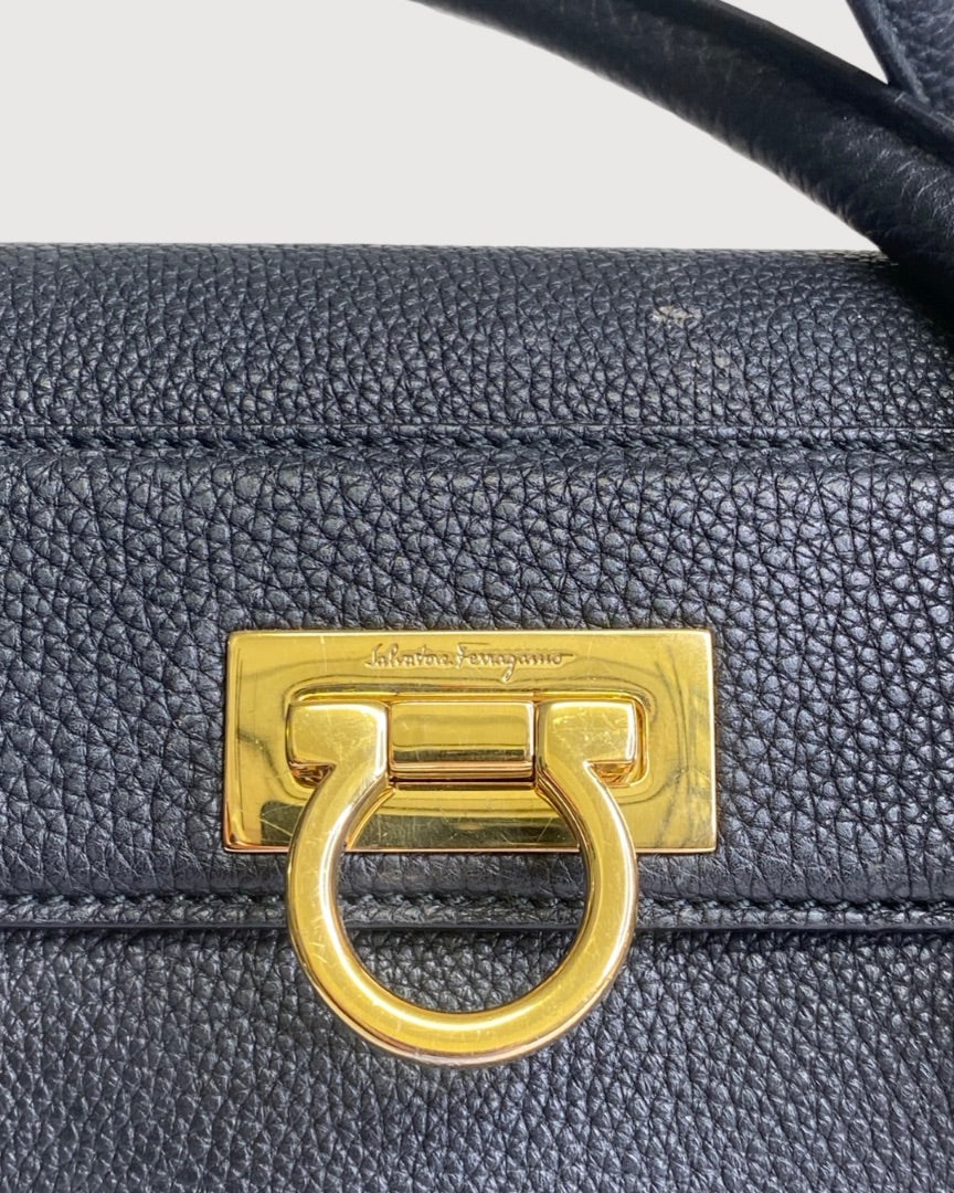 Black Ferragamo Bag