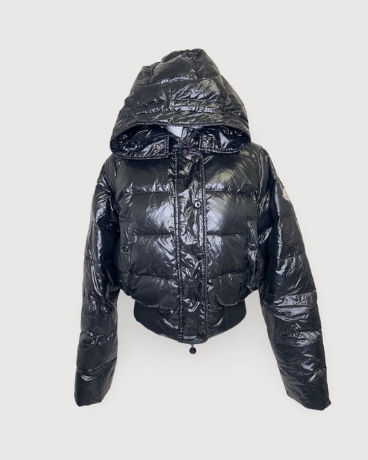 Black Moncler Alpin Giubbotto, XL