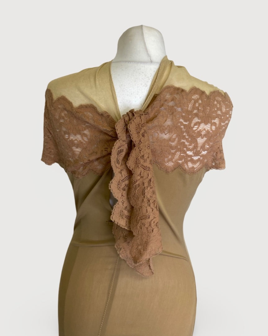 Beige Jean Paul Gaultier Dress, 8