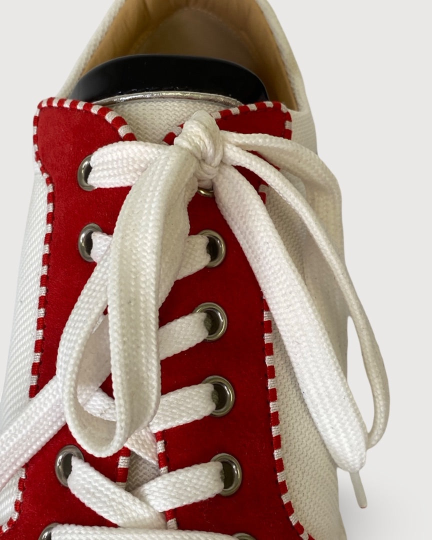 White/ Red/ Blue Christian Louboutin Trainers, 43