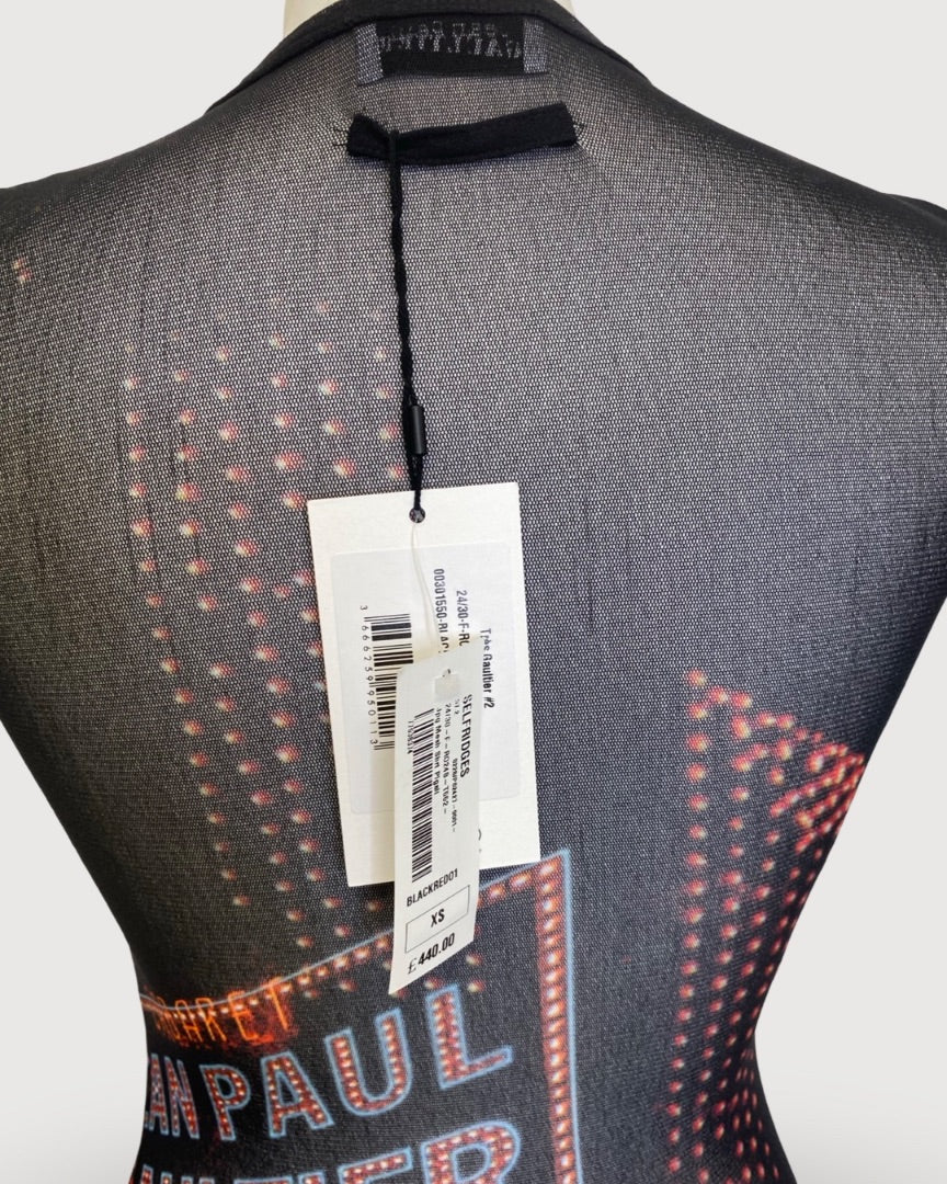 Black / Orange Jean Paul Gaultier Dress, XS