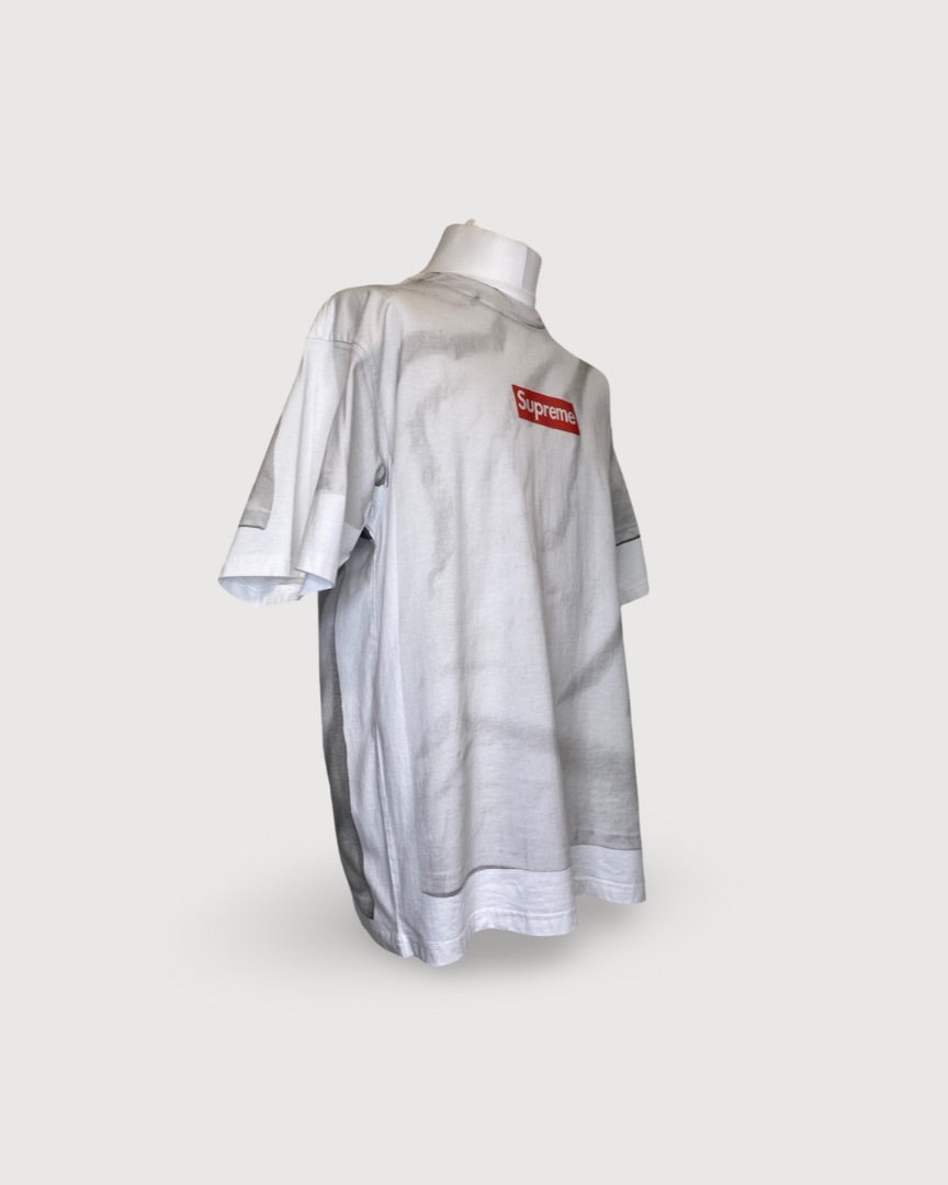 White Supreme X MM6 T-shirt, XL