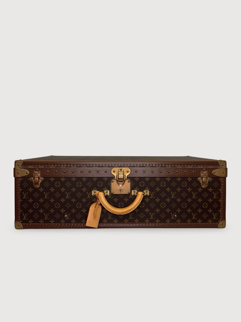 Brown Louis Vuitton Alzer 80 Suitcase, Large 80