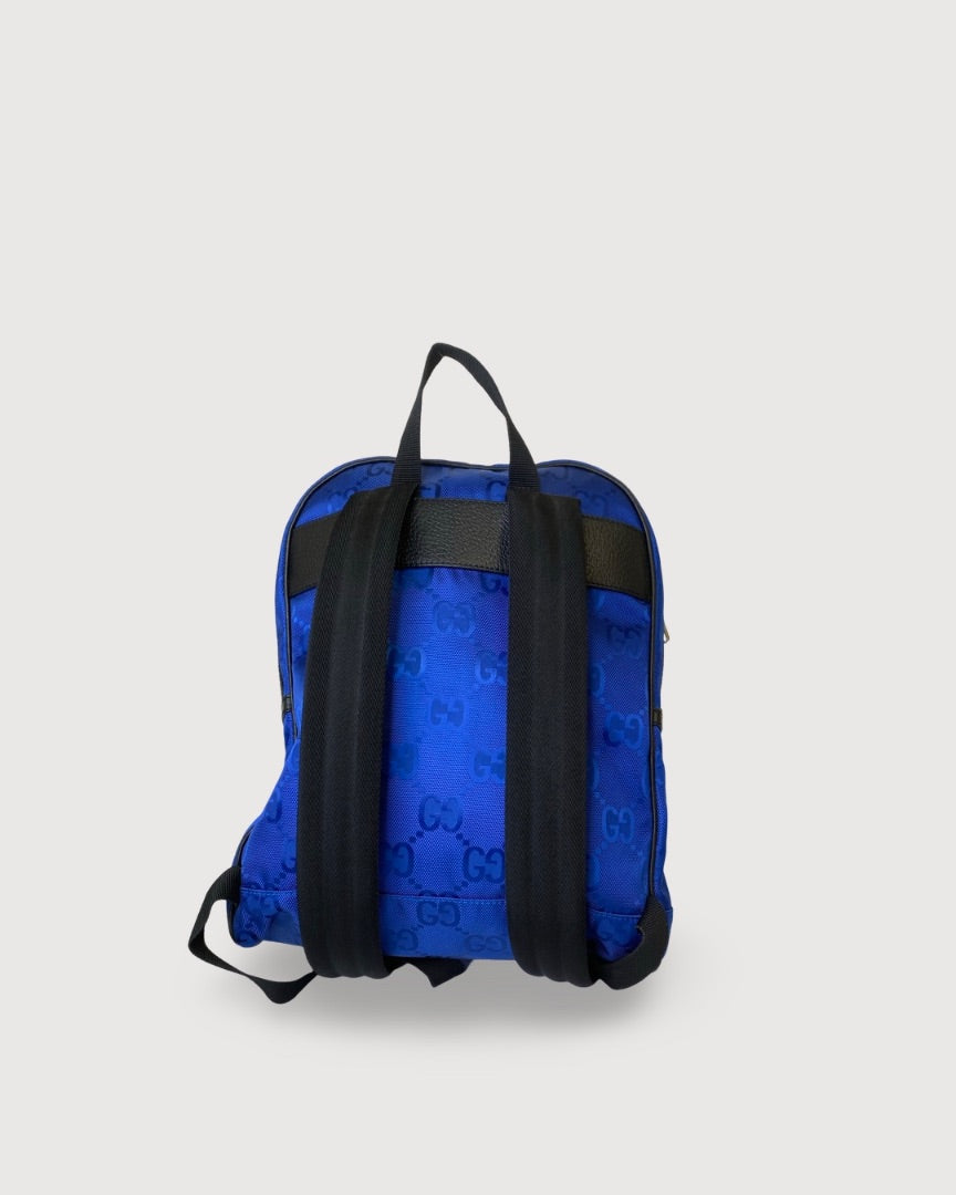 Gucci Blue Nylon GG Backpack