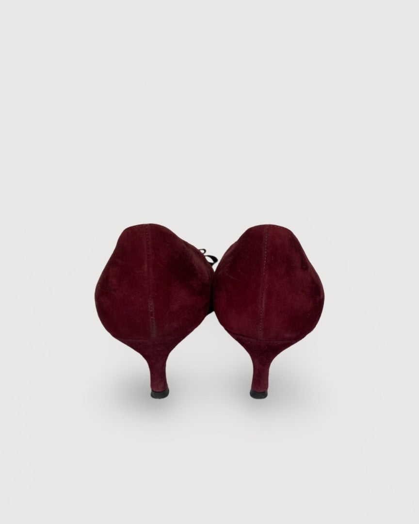 Burgundy Miu Miu Shoes, 41