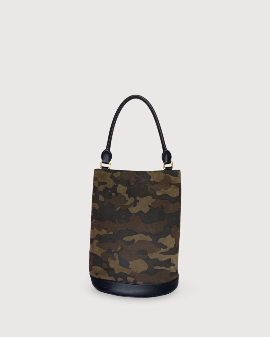 Burberry Camo Bucket Bag Camo