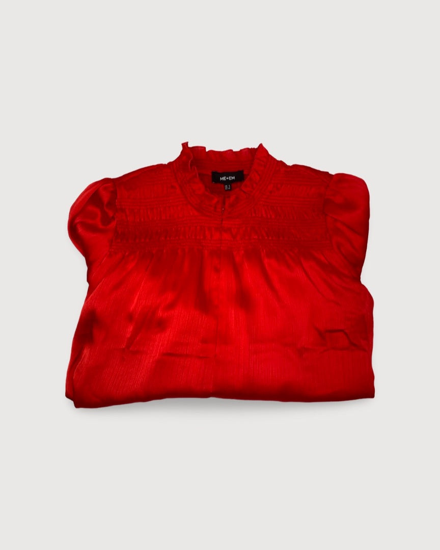 ME+EM L/S Blouse Red 6