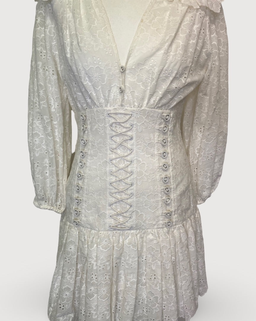 White Zimmermann Dress, 8