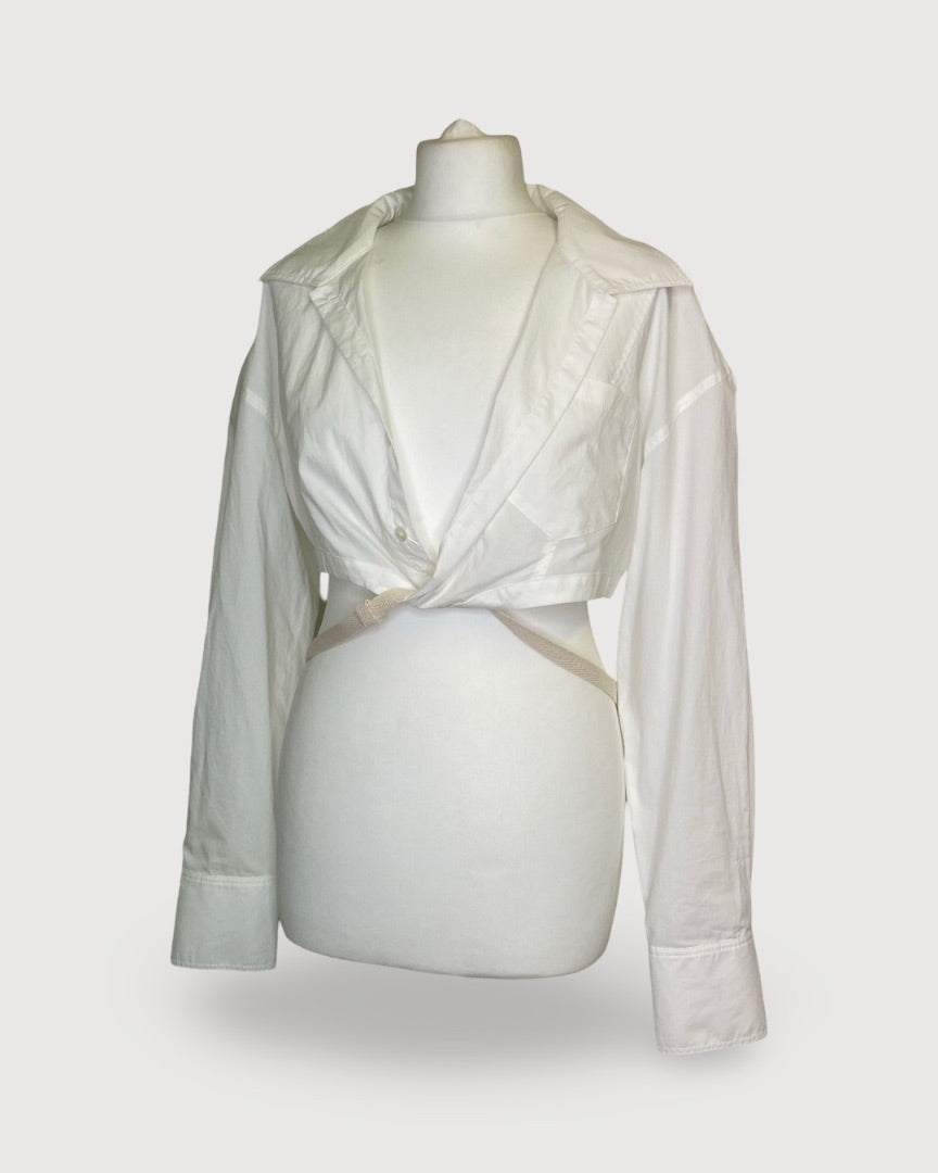 White Jacquemus Top, S