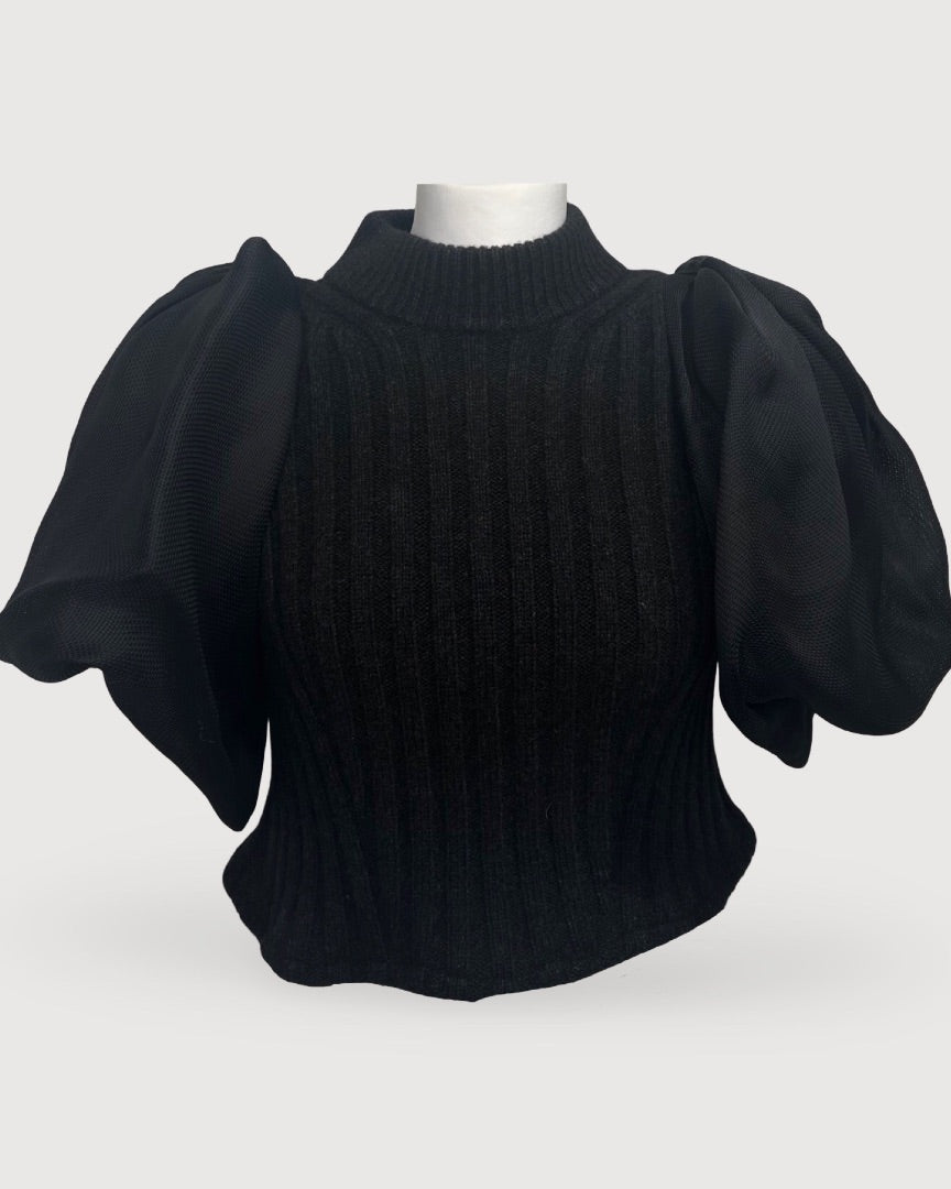 black Lanvin Blouse, S/M