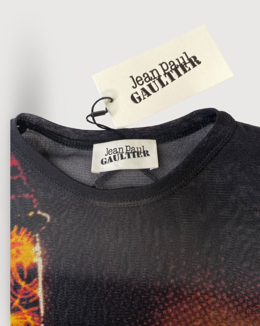 Black / Orange Jean Paul Gaultier Dress, XS