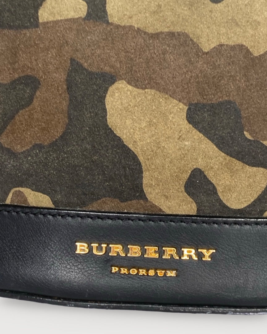 Burberry Camo Bucket Bag Camo