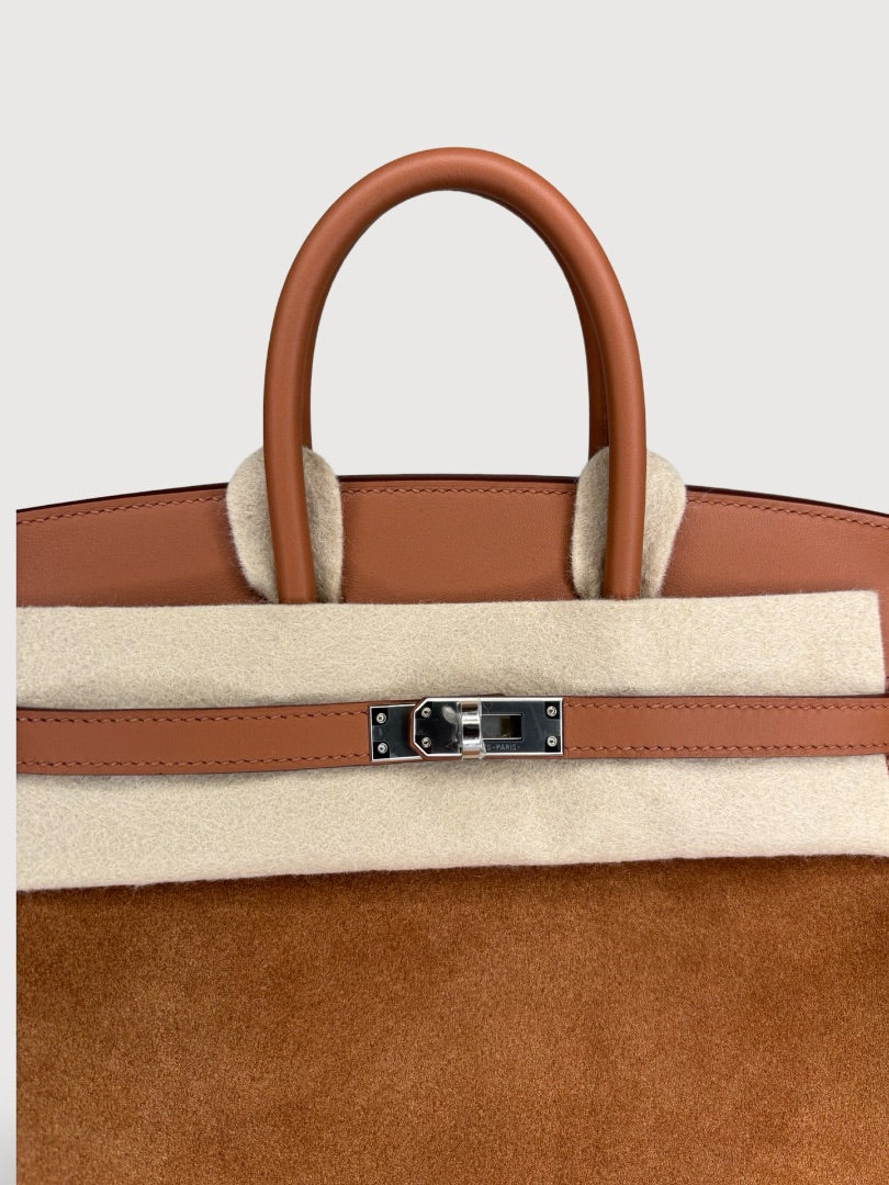 Chamois/Gold/Grizzly Swift Hermes Birkin, 25