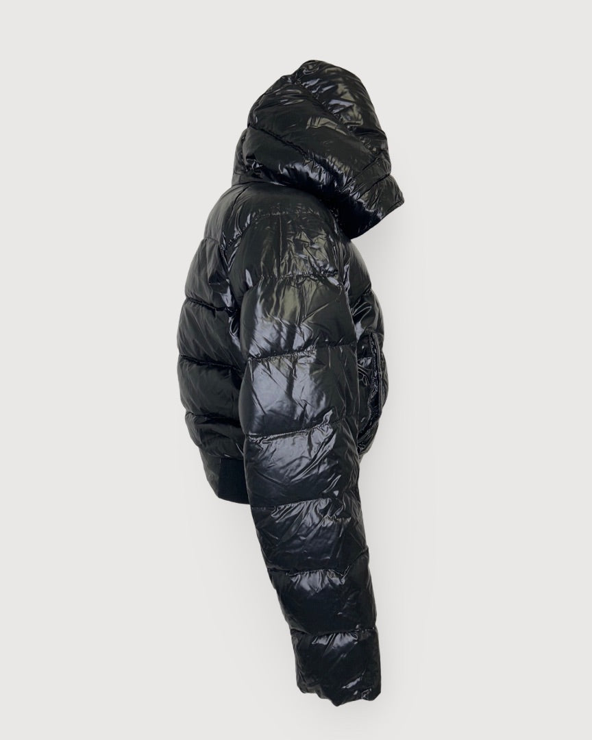 Black Moncler Alpin Giubbotto, XL