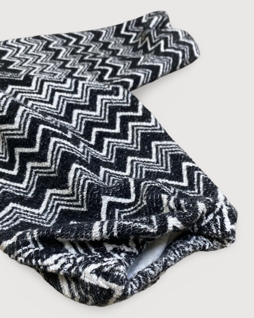 Missoni Zig Zag Joggers Black/ White M