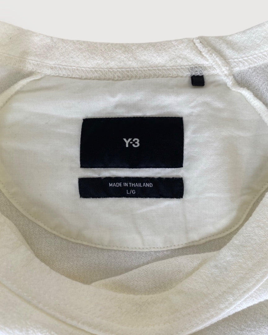 White Y-3 T-shirt, L